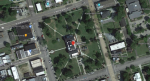 Satellite view of Pender County Courthouse